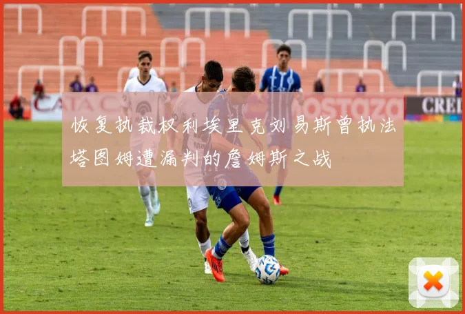 恢复执裁权利埃里克刘易斯曾执法塔图姆遭漏判的詹姆斯之战